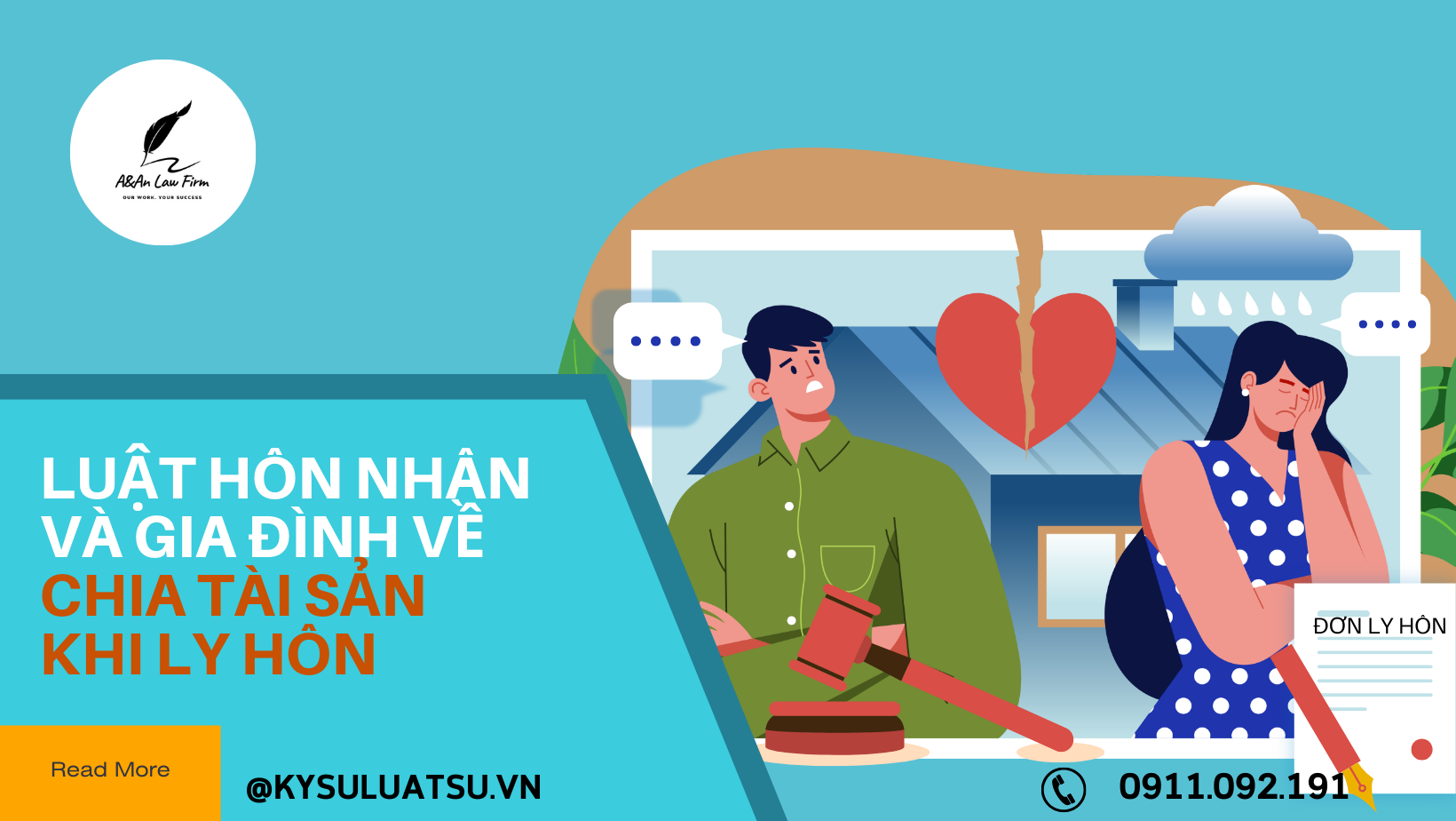 Luật hôn nhân và gia đình về chia tài sản khi ly hôn - Ký sự Luật sư