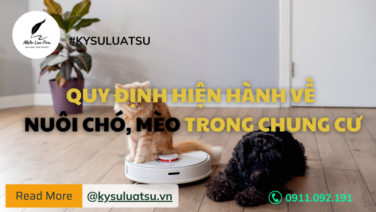 Quy định hiện hành về nuôi chó mèo trong chung cư